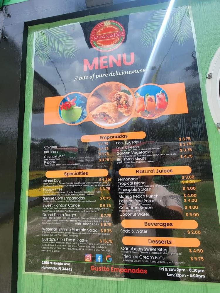 Gustto Empanadas Menu image 4
